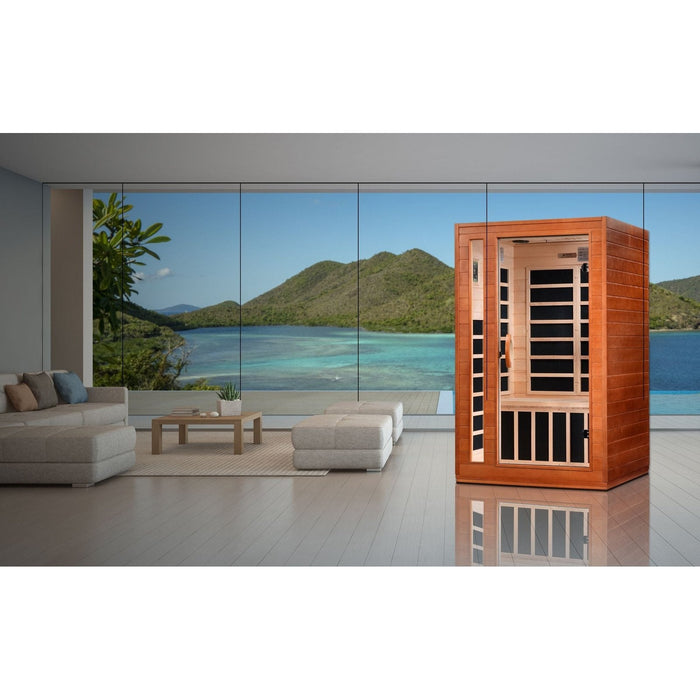 Dynamic Saunas "Cardoba" Elite 2-person Ultra Low EMF FAR Infrared Sauna