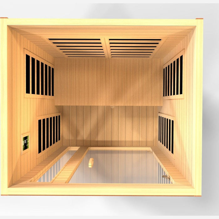 Dynamic Saunas "Cardoba" Elite 2-person Ultra Low EMF FAR Infrared Sauna