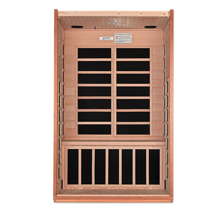 Dynamic Saunas "Cardoba" Elite 2-person Ultra Low EMF FAR Infrared Sauna