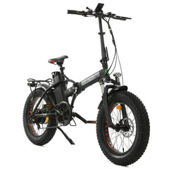 Ecotric 48V Fat Tire Portable and Folding Electric Bike with color LCD display