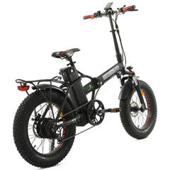 Ecotric 48V Fat Tire Portable and Folding Electric Bike with color LCD display