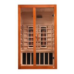 Santiago 2 Person Full Spectrum Infrared Sauna (Canadian Hemlock)