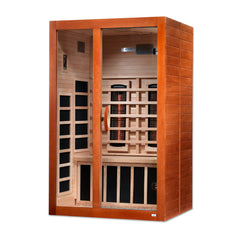 Santiago 2 Person Full Spectrum Infrared Sauna (Canadian Hemlock)