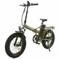 Ecotric 48V Fat Tire Portable and Folding Electric Bike with color LCD display