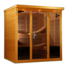 Dynamic Saunas "Monaco" 6-person Elite Ultra Low EMF FAR Infrared Sauna